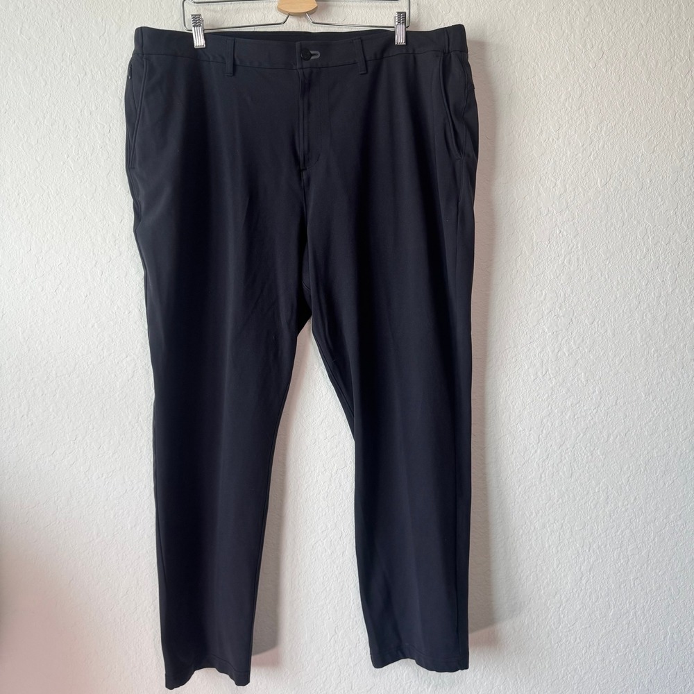 Public Rec Pants Mens 44/30 5 Pocket Black Performance Stretch Chino Trousers